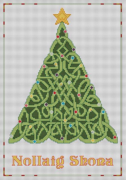 (image for) Irish Christmas Knot Tree